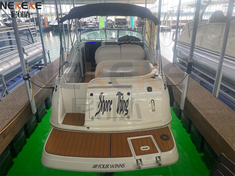 Four Winns 268 Vista Cruiser 2003 Swim Platform EVA Faux Teak Deck Mat Marine Flooring Pad