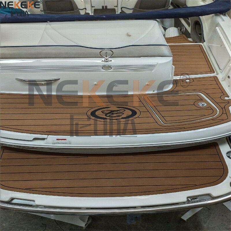 Cobalt 226 2005 Swim Platform EVA Faux Teak Deck Mat Marine Flooring Pad