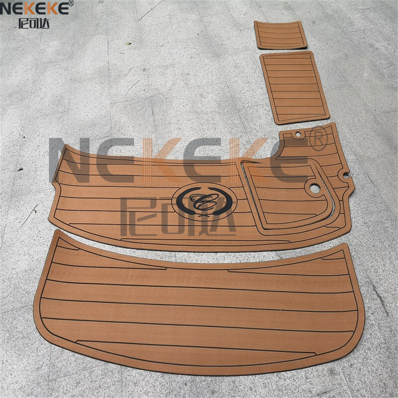 Cobalt 226 2005 Swim Platform EVA Faux Teak Deck Mat Marine Flooring Pad