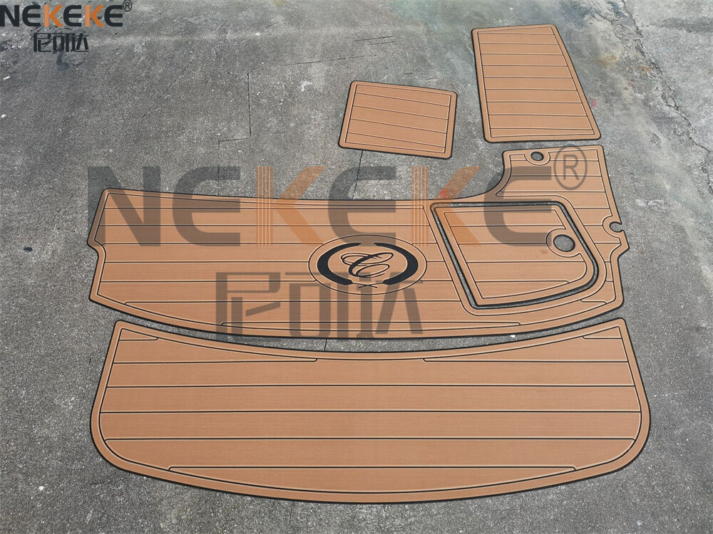 Cobalt 226 2005 Swim Platform EVA Faux Teak Deck Mat Marine Flooring Pad