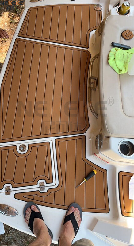 2008-2012 Chaparral 244 Sunesta Deck Boat Swim Platform EVA Faux Teak Deck Mat Marine Flooring Pad