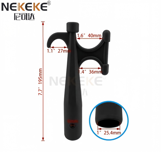 Nylon Black Boat Hooks Double Head With Hooks Boat Picks Watercraft Yacht Boat Accessories