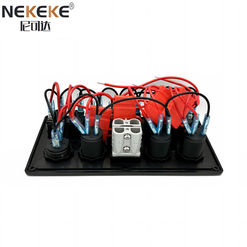 8 Gang ABS Switch Panel 50A Anderson Socket Power Socket and Dual USB Socket