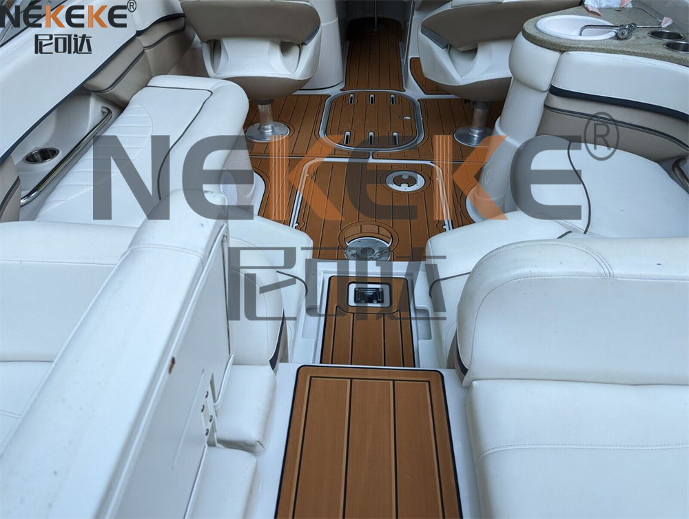Four Winns Horizon 230 2005 Swim Platform Cockpit EVA Faux Teak Deck Mat Marine Flooring Pad