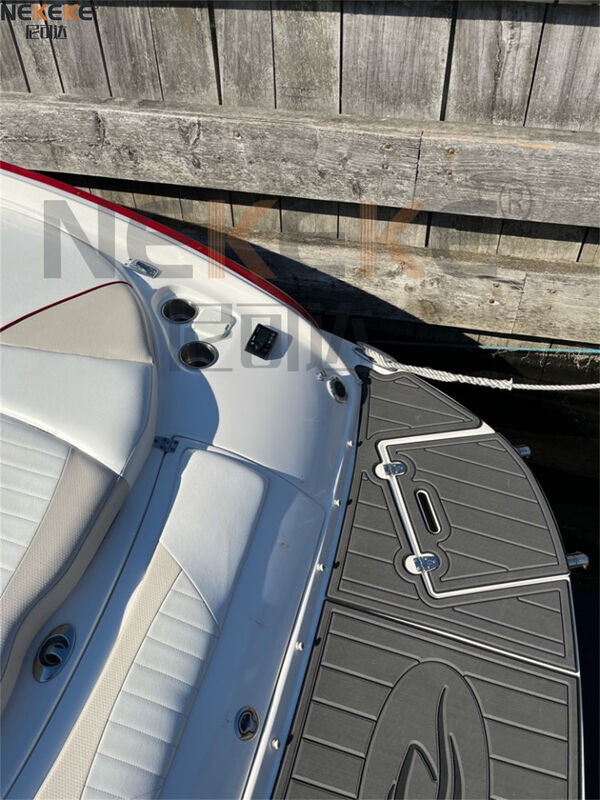 Rinker 246 Captiva BR 2010 Swim Platform EVA Faux Teak Deck Mat Marine Flooring Pad