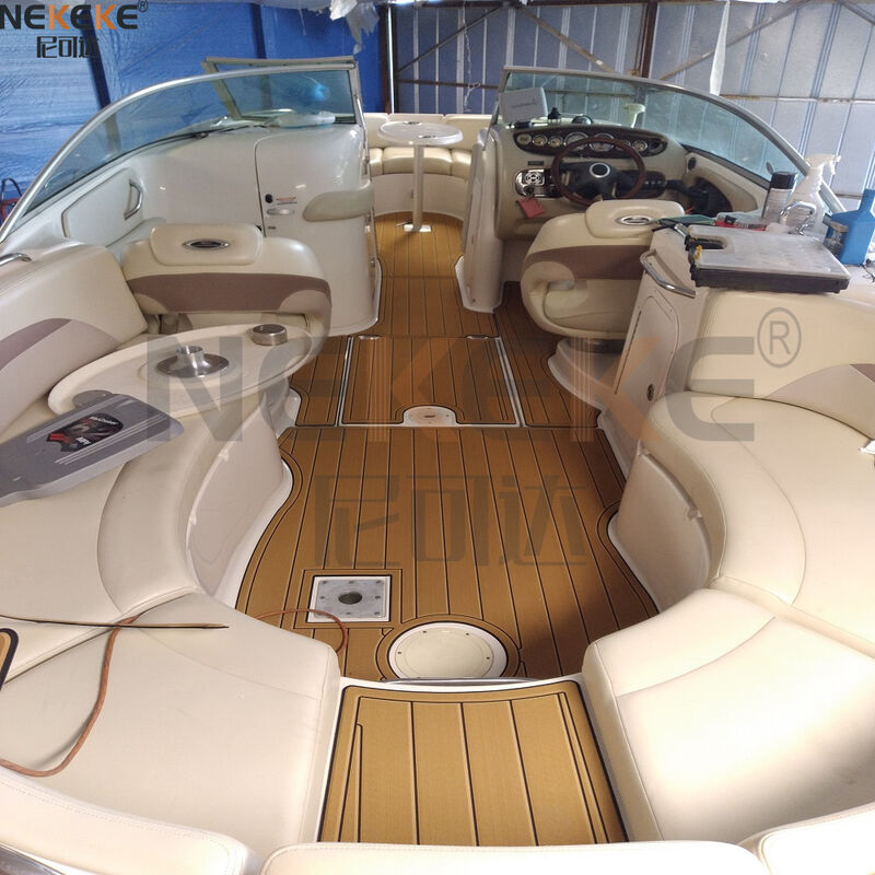 Chaparral Sunesta 274 2005 Swim Step Cockpit EVA Faux Teak Deck Mat Marine Flooring Pad