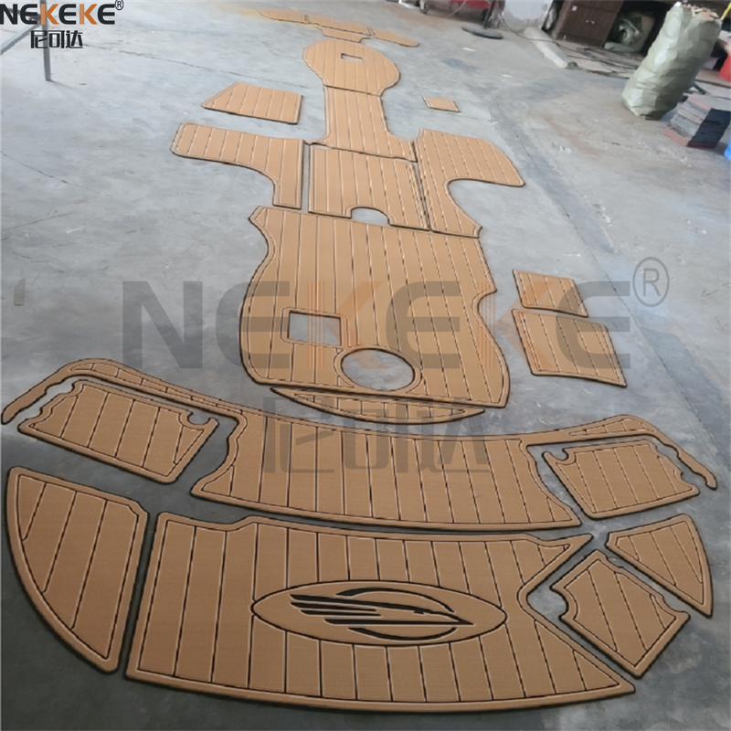 Chaparral Sunesta 274 2005 Swim Step Cockpit EVA Faux Teak Deck Mat Marine Flooring Pad