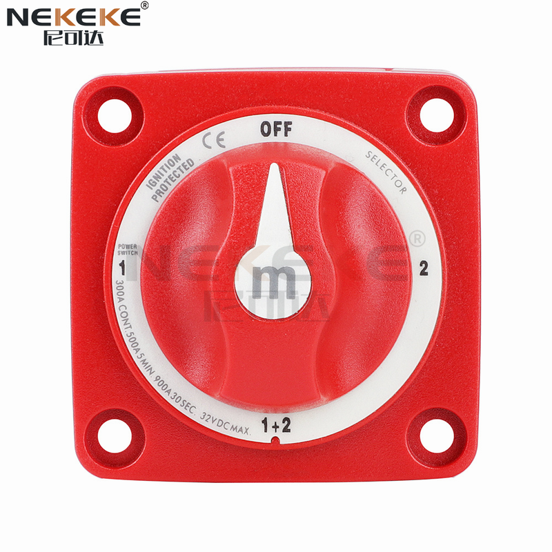 MT085 300A Continuous Current IP66 Waterproof Ignition Protected Marine Battery Isolator Switch Dual Circuit