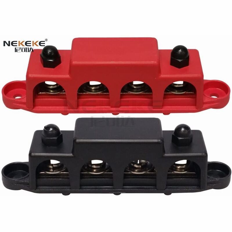 BB1916C-4P Custom Anti Rust Marine Bus Bar 300V AC 48V DC Terminal Block Boat Yacht Auto