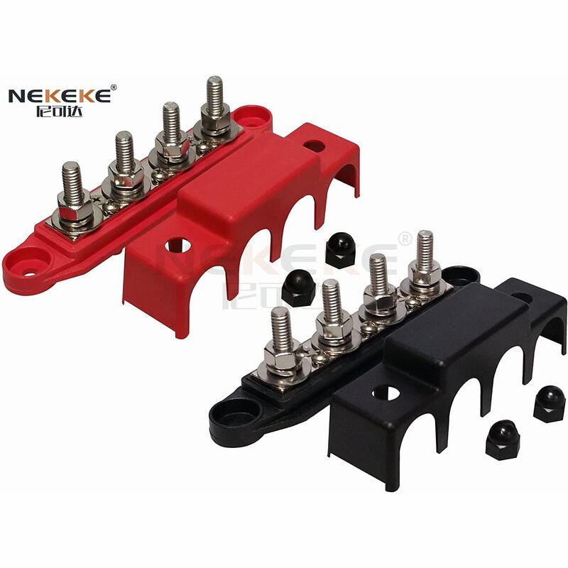 BB1916C-4P Custom Anti Rust Marine Bus Bar 300V AC 48V DC Terminal Block Boat Yacht Auto