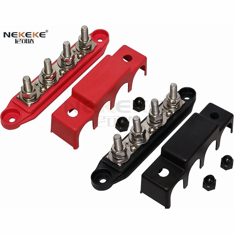BB1916C-4P Custom Anti Rust Marine Bus Bar 300V AC 48V DC Terminal Block Boat Yacht Auto