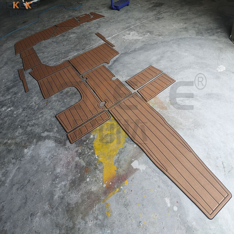 2015 Regal 1900 ES Swim Platform Cockpit EVA Faux Teak Deck Flooring Marine Mat Pad