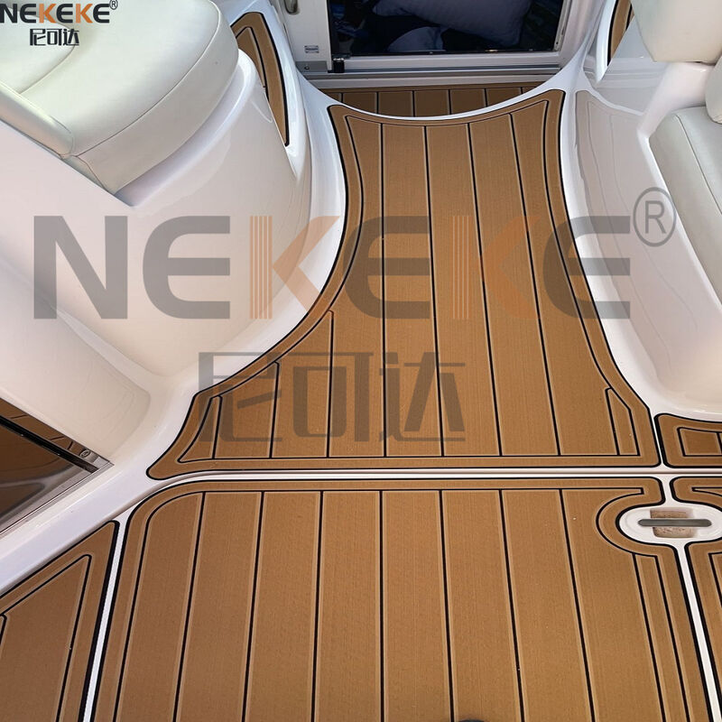 Chaparral Signature 290 2005 Swim Step Cockpit EVA Faux Teak Deck Mat Marine Flooring Pad