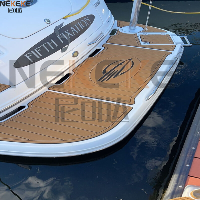 Chaparral Signature 290 2005 Swim Step Cockpit EVA Faux Teak Deck Mat Marine Flooring Pad
