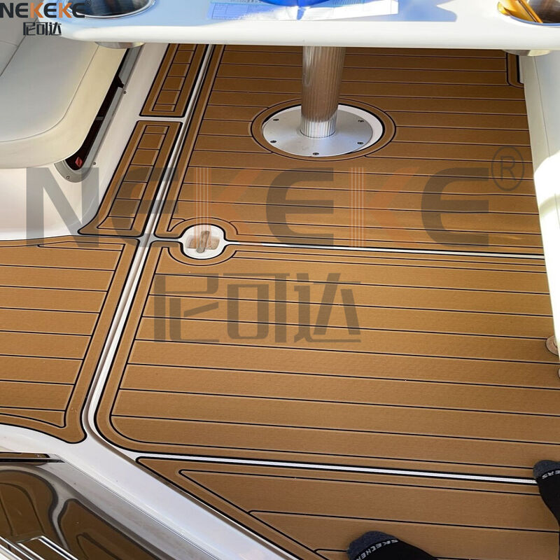 Chaparral Signature 290 2005 Swim Step Cockpit EVA Faux Teak Deck Mat Marine Flooring Pad