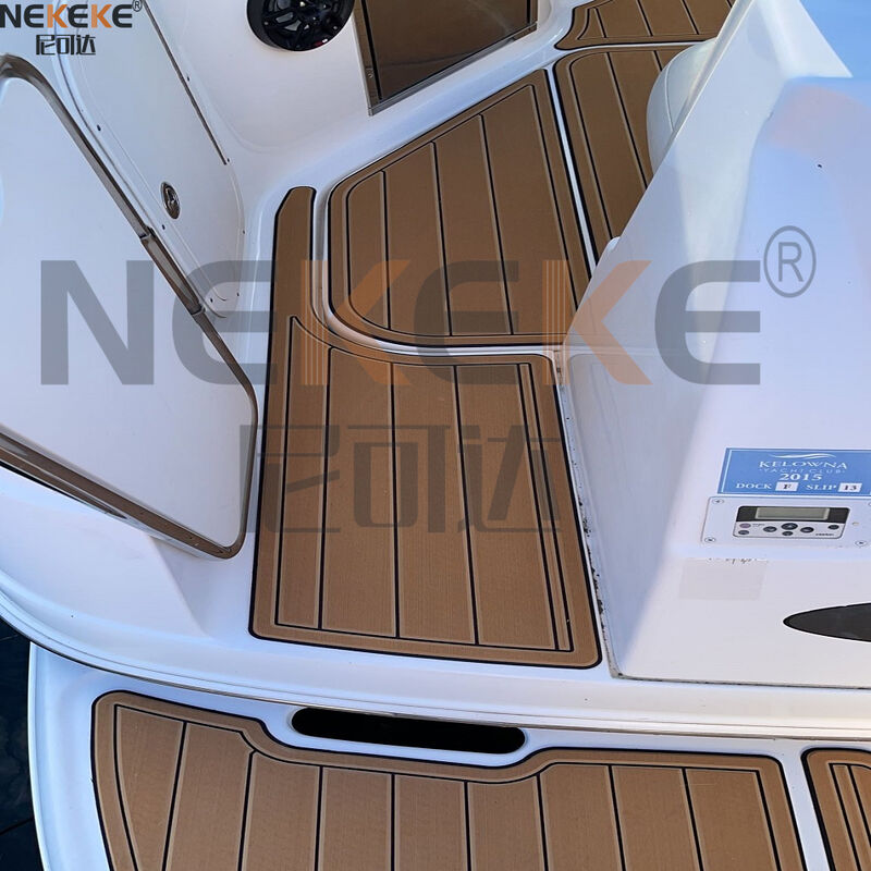 Chaparral Signature 290 2005 Swim Step Cockpit EVA Faux Teak Deck Mat Marine Flooring Pad