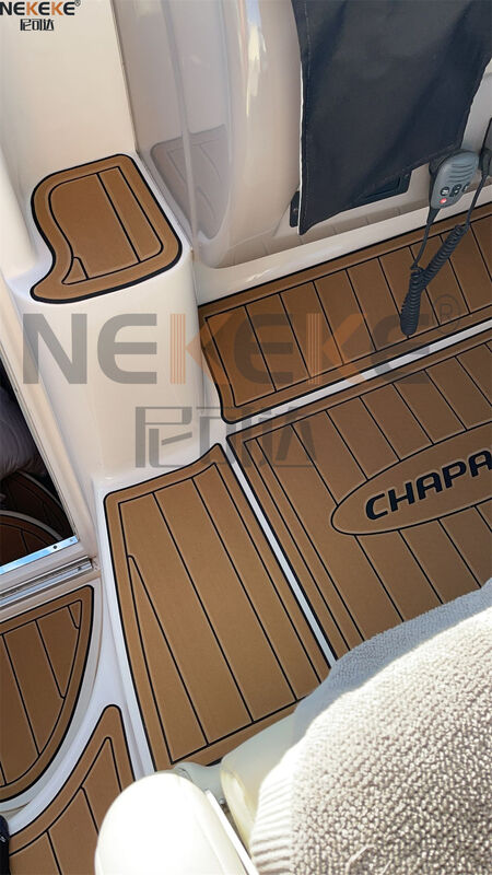 Chaparral Signature 290 2005 Swim Step Cockpit EVA Faux Teak Deck Mat Marine Flooring Pad