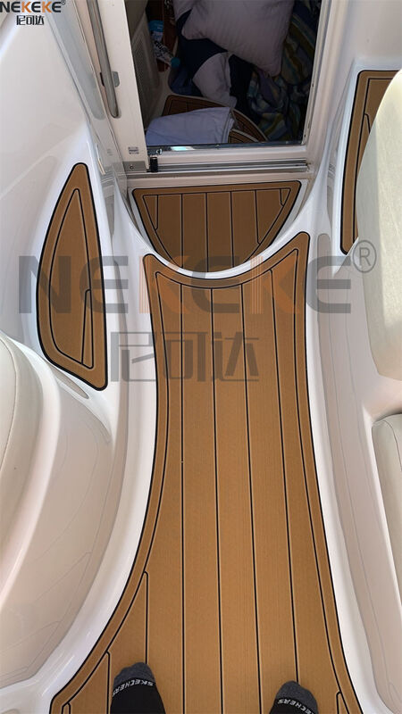 Chaparral Signature 290 2005 Swim Step Cockpit EVA Faux Teak Deck Mat Marine Flooring Pad