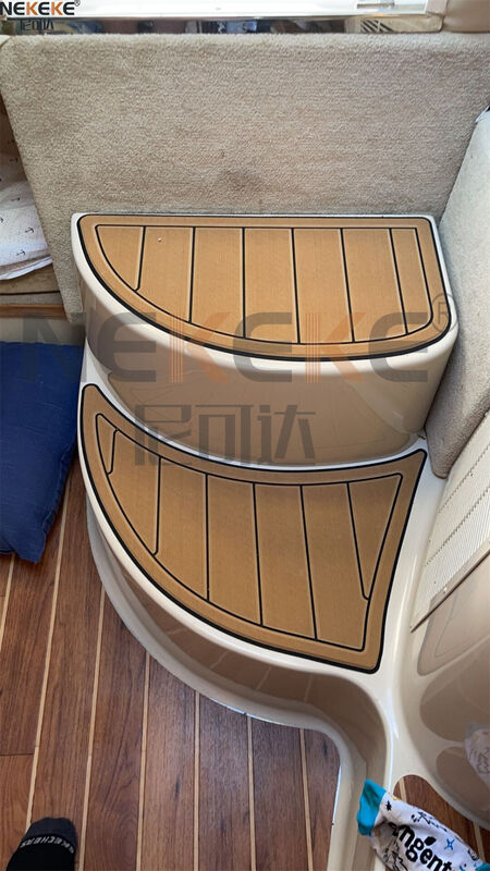 Chaparral Signature 290 2005 Swim Step Cockpit EVA Faux Teak Deck Mat Marine Flooring Pad
