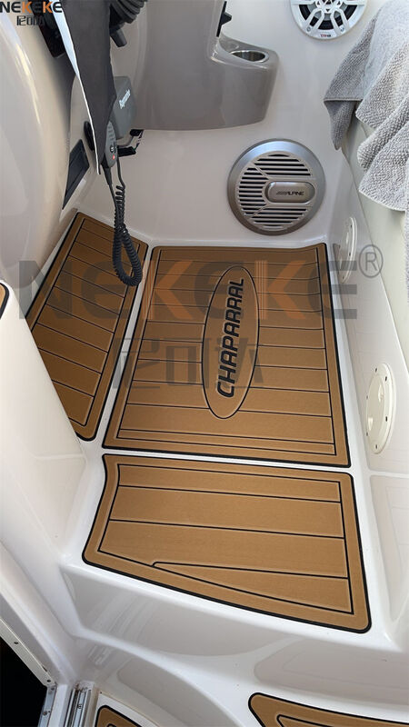 Chaparral Signature 290 2005 Swim Step Cockpit EVA Faux Teak Deck Mat Marine Flooring Pad
