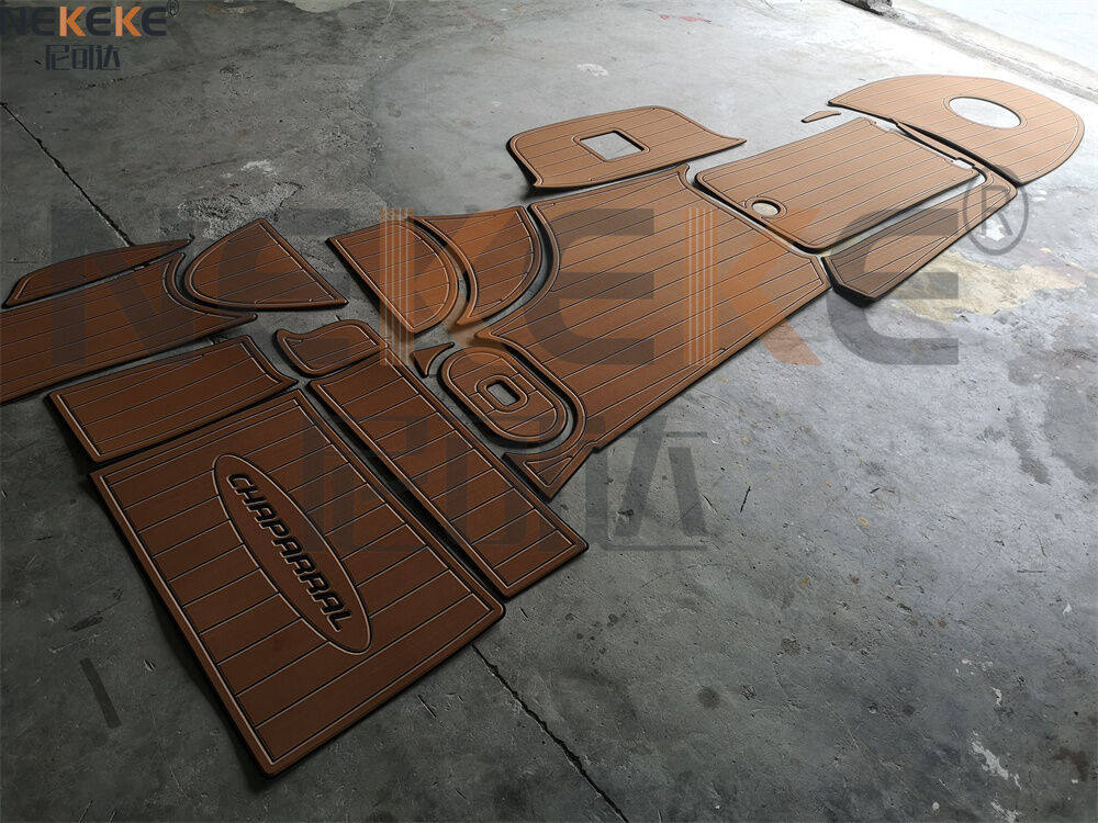 Chaparral Signature 290 2005 Swim Step Cockpit EVA Faux Teak Deck Mat Marine Flooring Pad