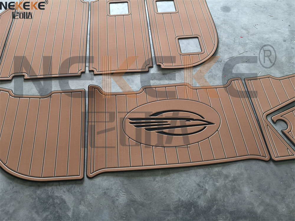 Chaparral Signature 290 2005 Swim Step Cockpit EVA Faux Teak Deck Mat Marine Flooring Pad