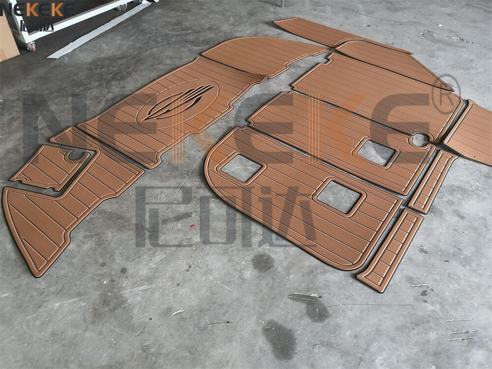 Chaparral Signature 290 2005 Swim Step Cockpit EVA Faux Teak Deck Mat Marine Flooring Pad