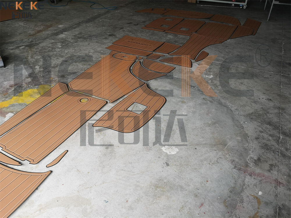 Chaparral Signature 290 2005 Swim Step Cockpit EVA Faux Teak Deck Mat Marine Flooring Pad