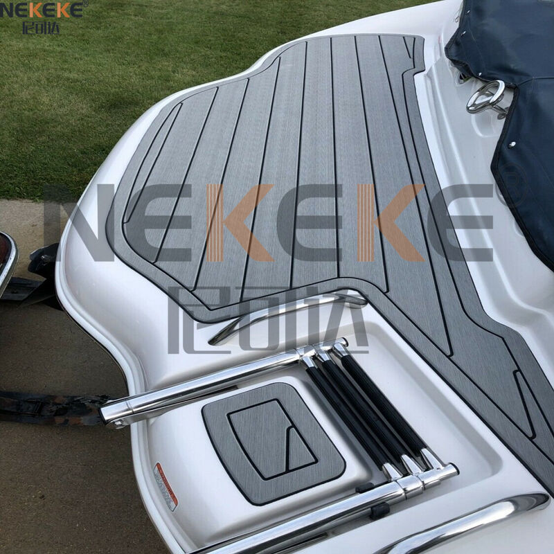 2006 Tahoe Q6 Swim Platform EVA Faux Teak Deck Mat Marine Flooring Pad
