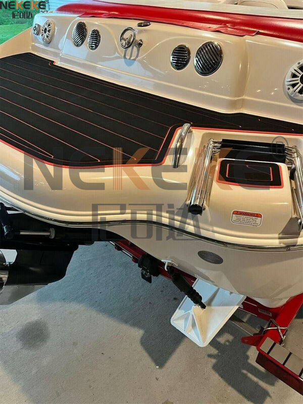 2006 Tahoe Q6 Swim Platform EVA Faux Teak Deck Mat Marine Flooring Pad