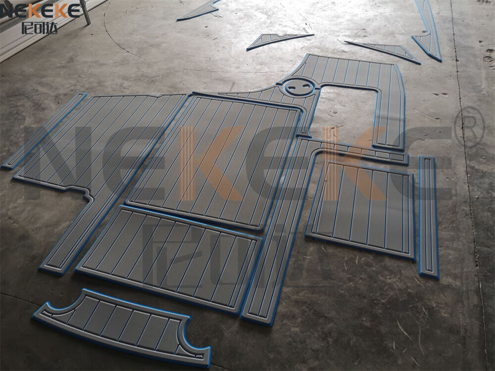 2008-2015 Axis A20 Wakeboard Boat Swim Platform Cockpit EVA Faux Teak Deck Mat Flooring Pad