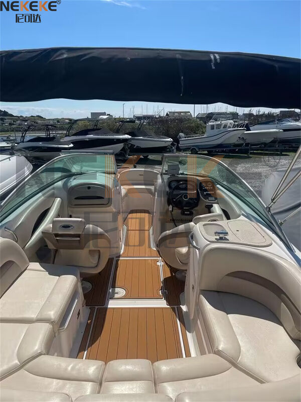 2007 Chaparral 246 SSI Swim Platform Cockpit EVA Faux Teak Marine Deck Mat Flooring Pad