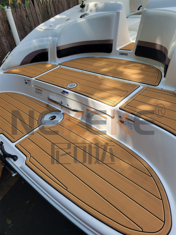 2015-2020 Yamaha 240 242 Jet Boat Swim Platform Cockpit EVA Faux Teak Deck Mat Flooring Pad