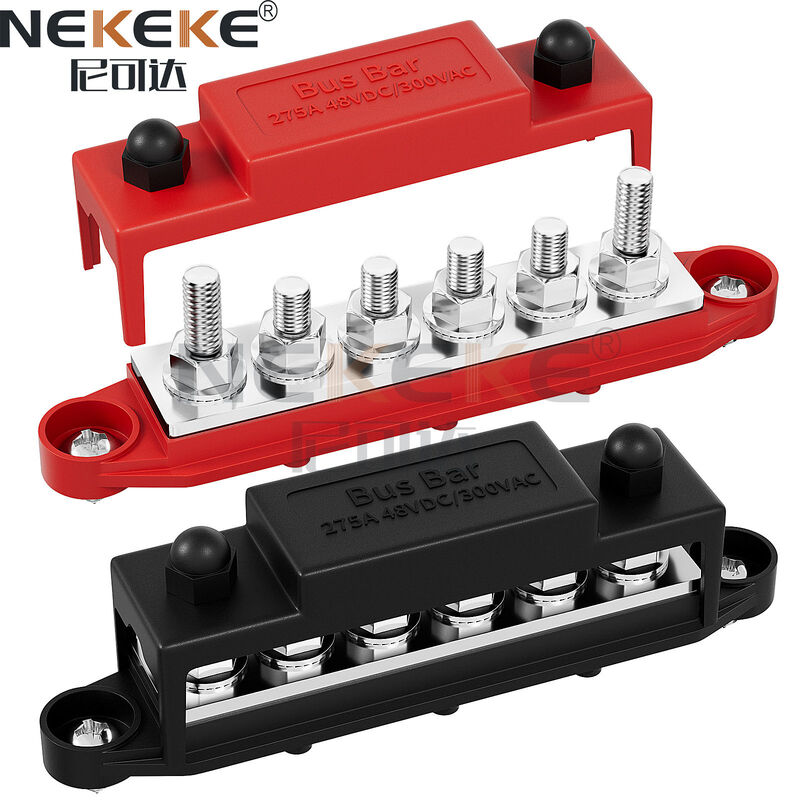 BB1931-6P Waterproof 6 Way Marine Bus Bar with Nickel Plated Copper for Power Distribution