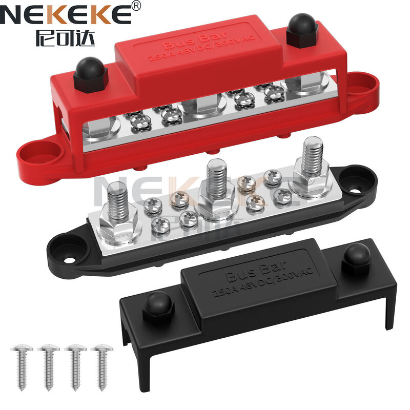 BB1931-13P 13 Way Waterproof Marine Bus Bar with Nickel Plated Copper for Power Distribution