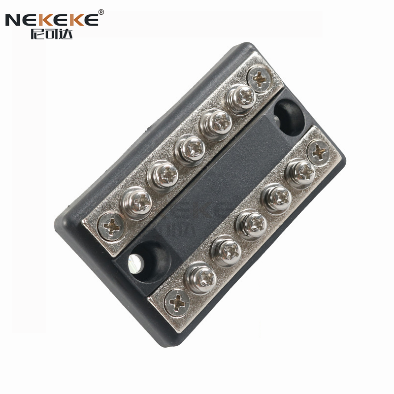BB1932-5P Waterproof 5 Way Marine Bus Bar with Nickel Plated Copper for Power Distribution
