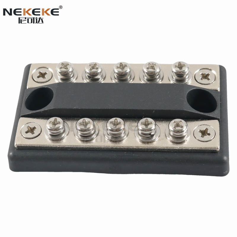 BB1932-5P Waterproof 5 Way Marine Bus Bar with Nickel Plated Copper for Power Distribution
