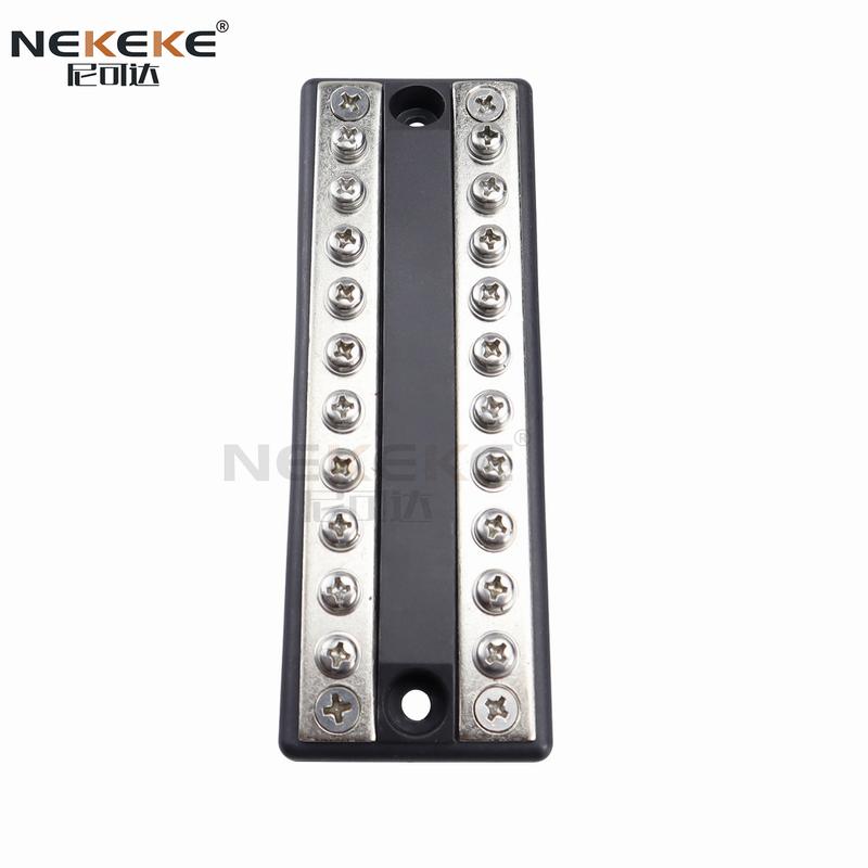 BB1932-10P Waterproof 10 Way Marine Bus Bar with Nickel Plated Copper for Power Distribution