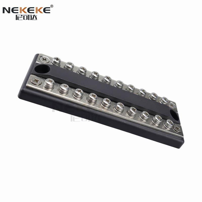 BB1932-10P Waterproof 10 Way Marine Bus Bar with Nickel Plated Copper for Power Distribution