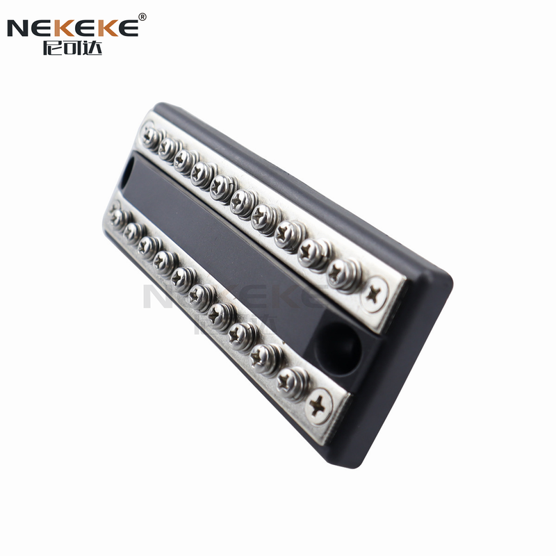 BB1932-10P Waterproof 10 Way Marine Bus Bar with Nickel Plated Copper for Power Distribution