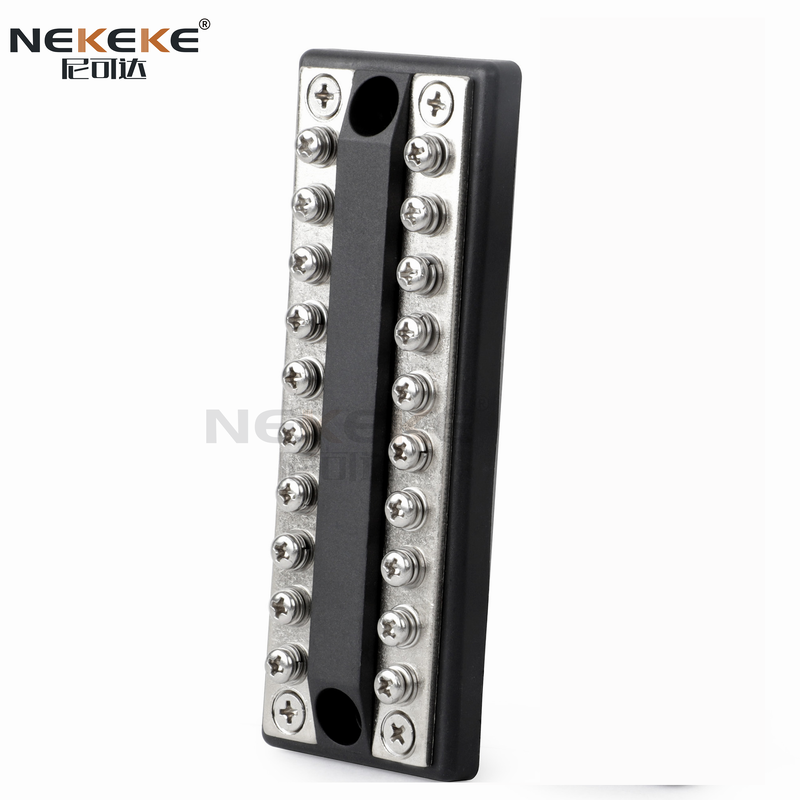 BB1932-10P Waterproof 10 Way Marine Bus Bar with Nickel Plated Copper for Power Distribution