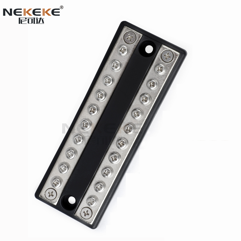 BB1932-10P Waterproof 10 Way Marine Bus Bar with Nickel Plated Copper for Power Distribution