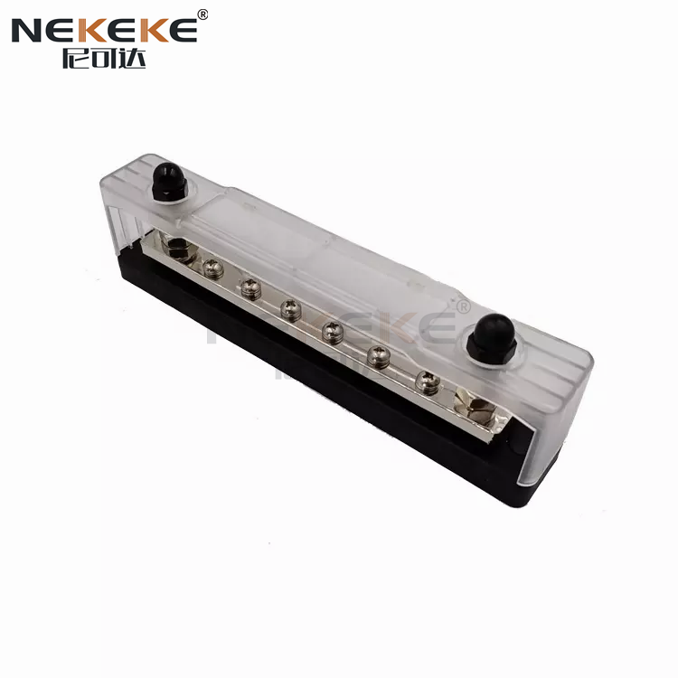 BB2106 Heavy Duty 150A Rated Current Bus Bar with Tin-Plated Copper and Stainless Steel Hardware