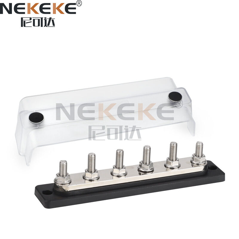 BB2110C Waterproof 5 Way Marine Bus Bar with Nickel Plated Copper for Power Distribution