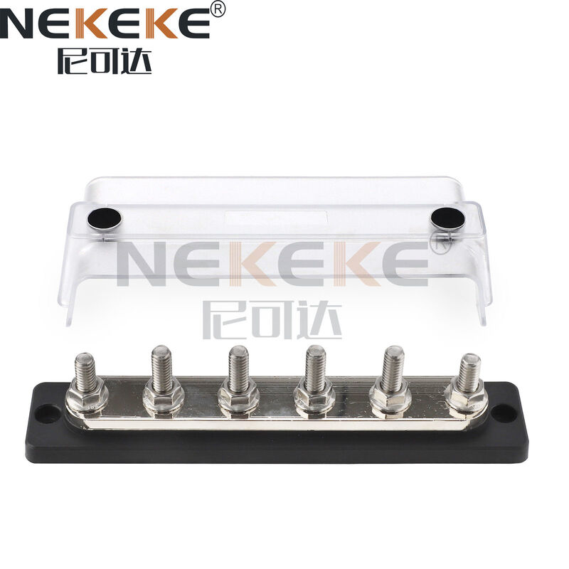 BB2110C Waterproof 5 Way Marine Bus Bar with Nickel Plated Copper for Power Distribution