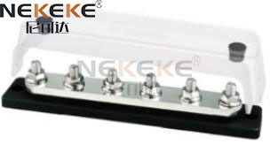 BB2110C Waterproof 5 Way Marine Bus Bar with Nickel Plated Copper for Power Distribution