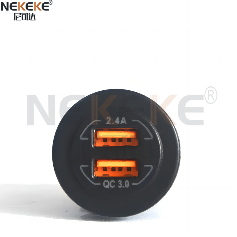 60W PD Charging Dual USB-C Marine Power Socket IP65 Waterproof Boat Yacht Panel DS1905