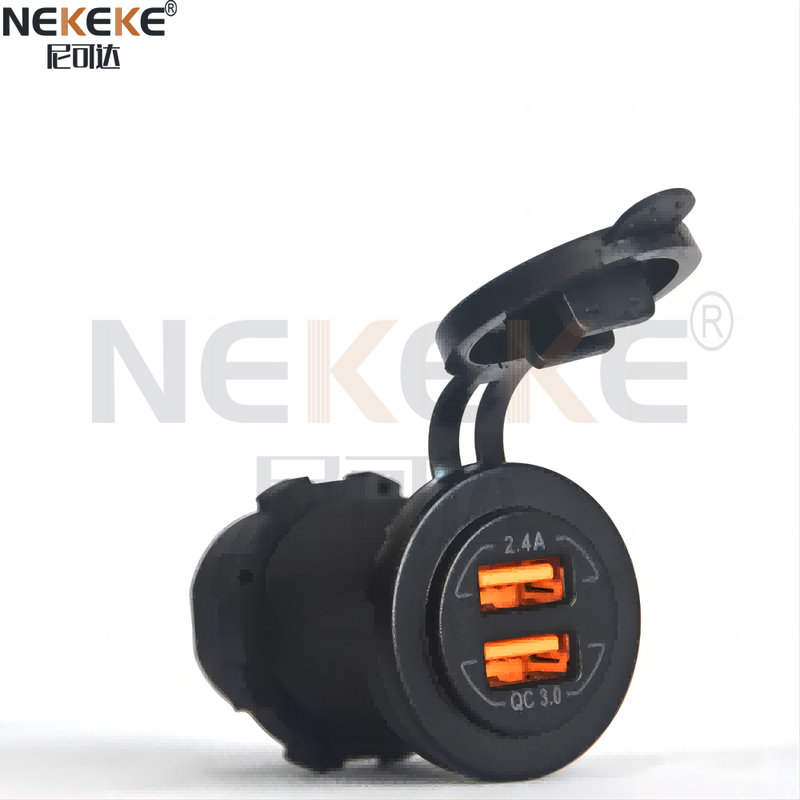60W PD Charging Dual USB-C Marine Power Socket IP65 Waterproof Boat Yacht Panel DS1905