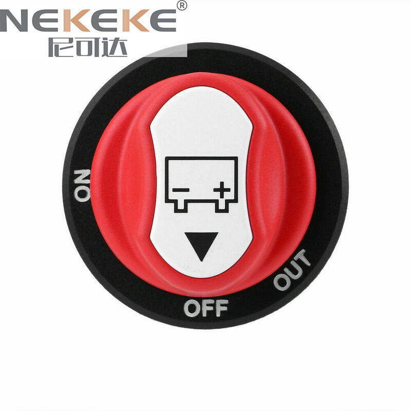 100A Continuous Rating Waterproof and Dustproof 2 Position ON OFF Marine Battery Disconnect Switch Battery Isolator Switch