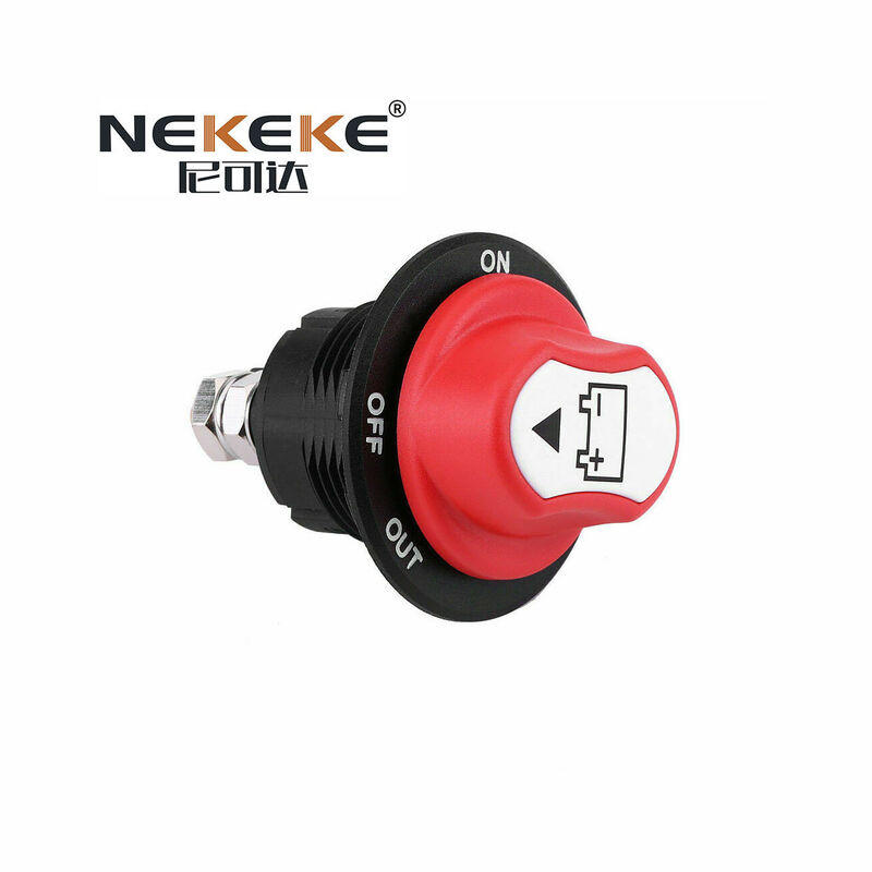 100A Continuous Rating Waterproof and Dustproof 2 Position ON OFF Marine Battery Disconnect Switch Battery Isolator Switch
